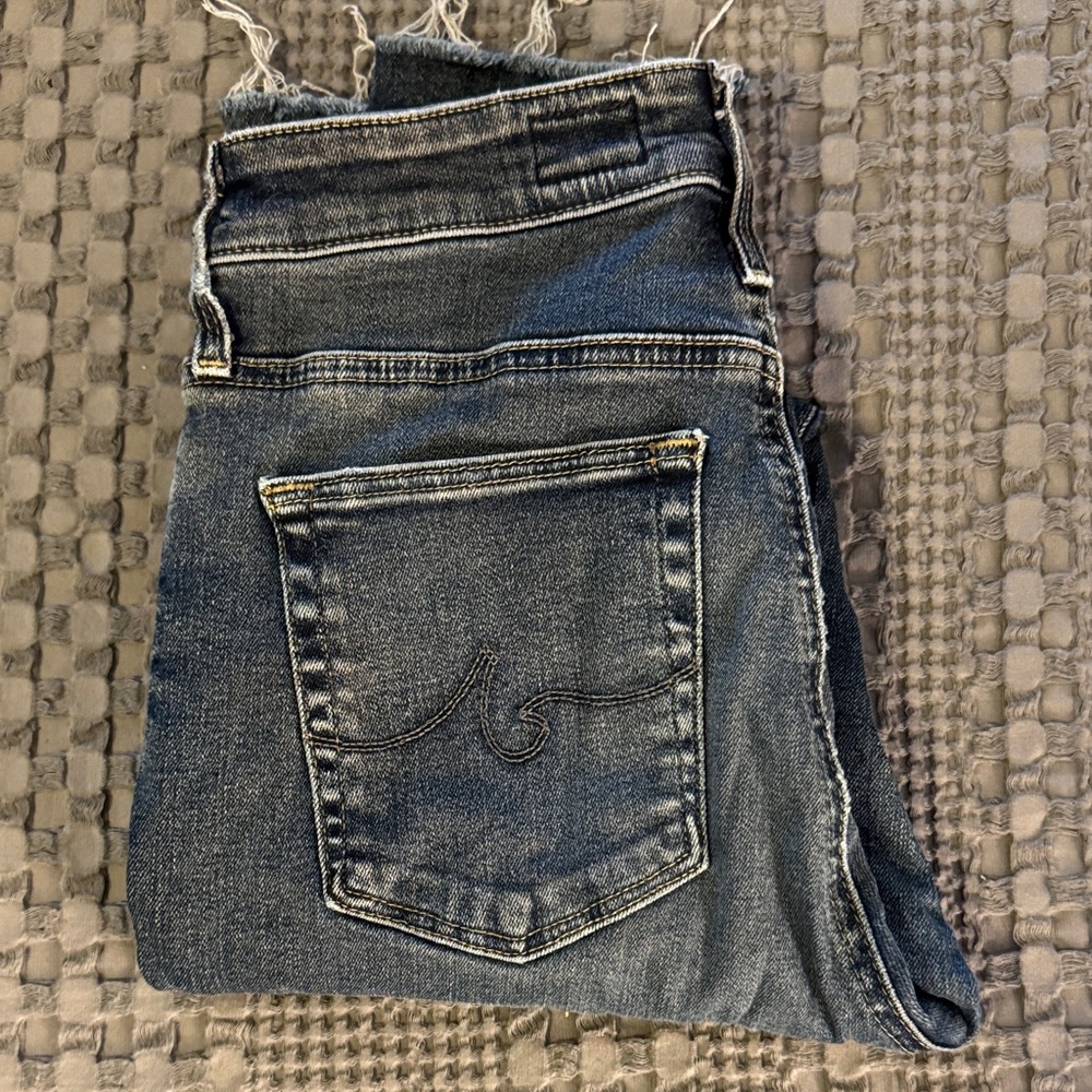 AG Adriano Goldschmied Classic Blue Straight Leg Jeans